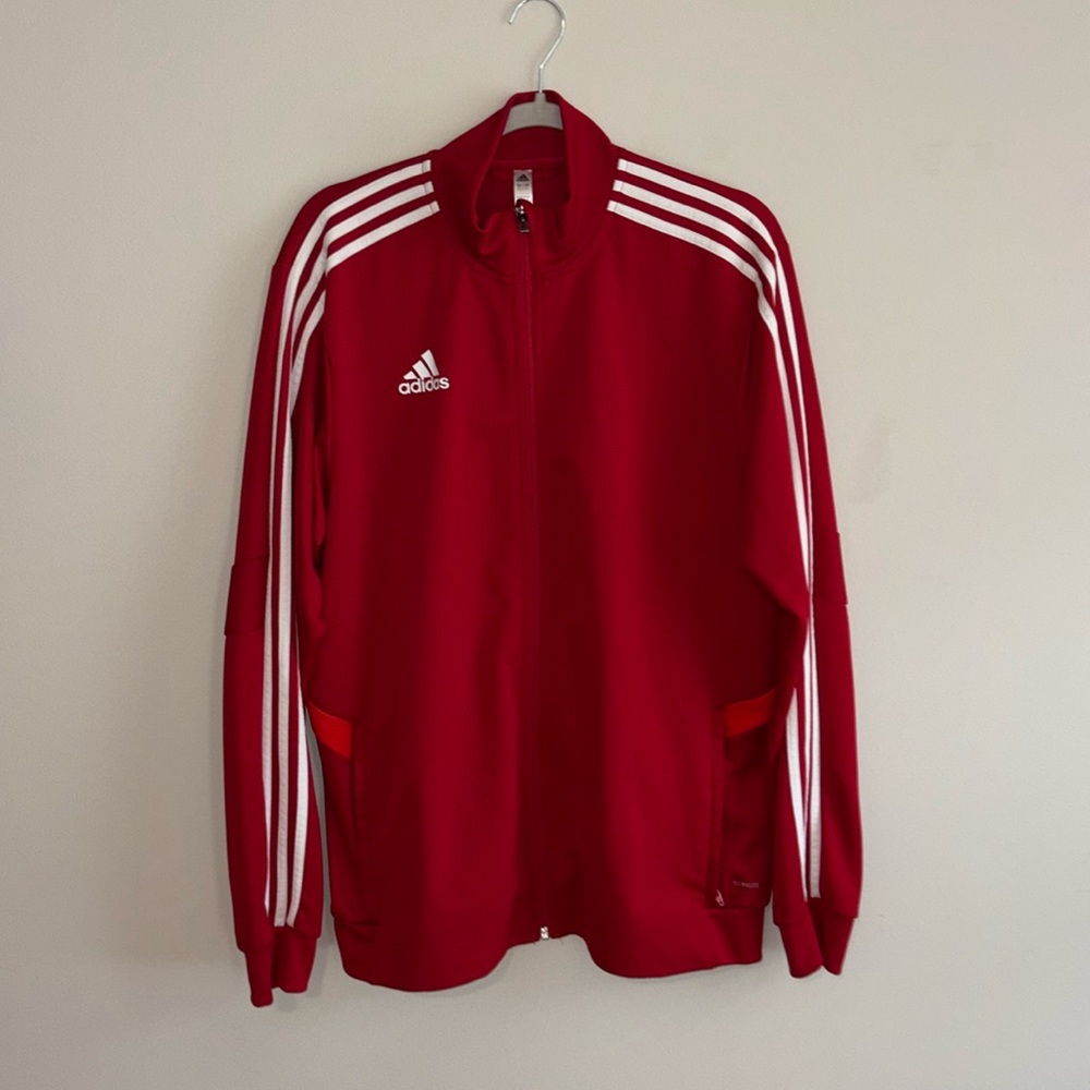 Men’s Red Adidas Track Jacket
